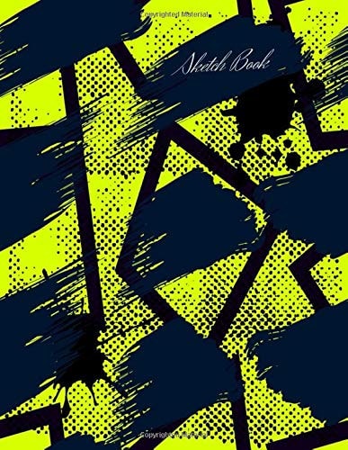 SKETCH BOOK: Large Notebook for Drawing, Doodling or Sketching: 100 Pages, 8.5" x 11". Cover Sketchbook ( Blank Paper Drawing and Write Journal )