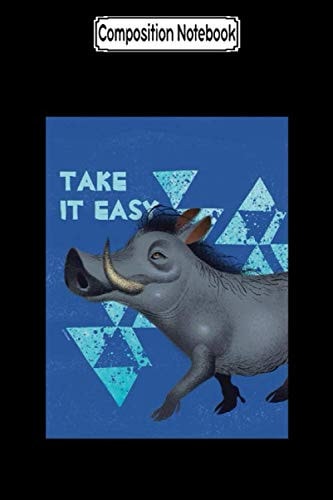 Composition Notebook: Lion King Pumbaa The Warthog All-Over-Print Tank Top Journal/Notebook Blank Lined Ruled 6x9 100 Pages