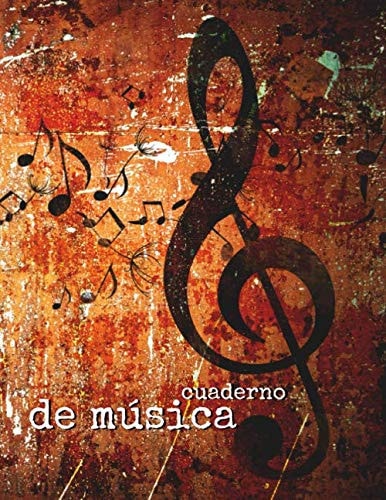 Cuaderno de música: Libreta Notación Musical,12 pentagramas por pagina (Spanish Edition)