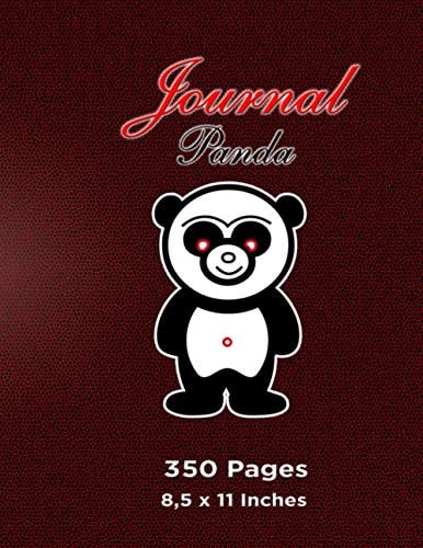 Journal Panda 350 Pages Panda Ruled Lines, Composition Book for Students,offices, Doctors and Hospitals, Blank. Journal Notebook, Gift for Kids Size 8. 5x11* 350 Pages