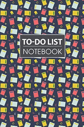 Colorful Letter And Notebook To Do List Notebook - BN250304: 100 pages 6 x 9 in (15.24 x 22.86 cm)