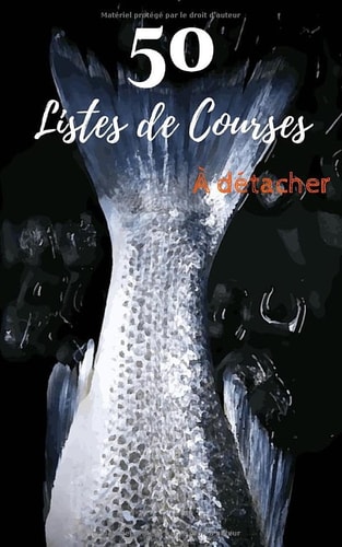 50 Listes de Courses à Détacher: À remplir | Articles et quantités | 50 listes vierges | 12.7 x 20.32 cm (French Edition)