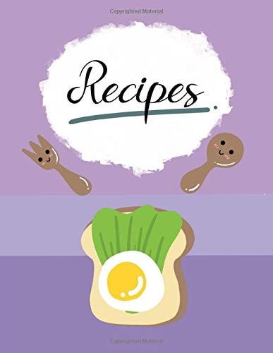 Recipes: Recipes Notebook to write in | Recipes Cookbook Journal | Soft Matte Cover, 8.5" x 11" | Perfect gift for Mom Women Mother Wife (100 Recipes Journal)