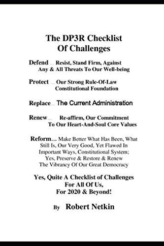 The DP3R Checklist Of Challenges