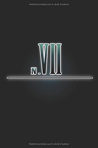 N. VII FANOTES - Création de Couverture Originale Brillante de Qualité - 100 Pages Lignées - Pour les Fans