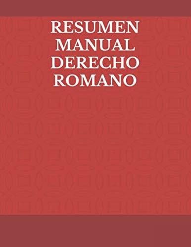 Manual Derecho Romano
