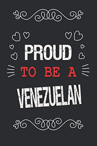 Proud To Be A Venezuelan: Elegant Classic Initial Monogram Gold Letter A Notebook Alphabetical Journal for Writing & Notes, Personalized Diary Gift for Men & Women (6x9 120 Ruled Pages blak Cover)