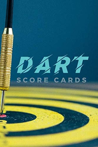 Dart Score Cards: Training Aid For Beginners & Advanced Players Maintaining A Personal Darts Scoreboard; Customized Darts Cricket and 301 & 501 Games ... Record Book For Competition; Yellow Darts