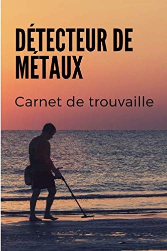 Détecteur de métaux Carnet de Trouvaille: Journal pour enregistrer nos découvertes | Livre de 100 pages | Taille 6 * 9 pouces | Cadeau idéal pour les ... trésors | Couverture plage (French Edition)