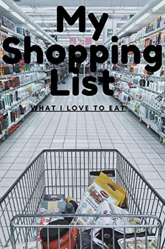 Shopping List Book Organizer Grocery Finder Composition Book 200 Pages