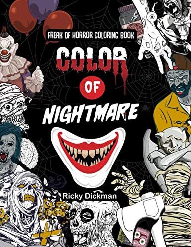 Freak of Horror Coloring Book: Color of Nightmare