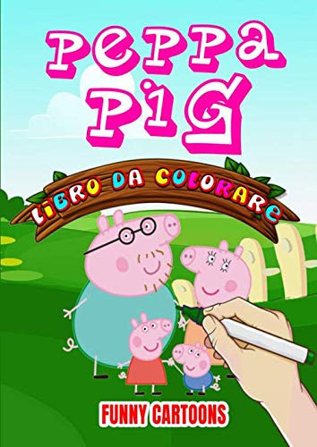 Peppa Pig: libro da colorare per bambini (Italian Edition)
