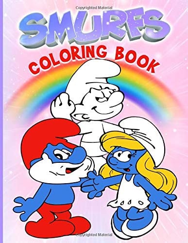 Smurfs Coloring Book: Impressive Coloring Books For Adults Smurfs