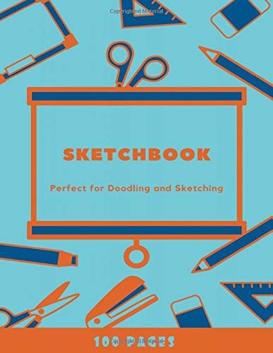 Sketch Book: Large Notebook for Drawing, Sketching Or Doodling: 100 PAGES 8. 5''. ( Blank Paper Drawing and Write Journal)