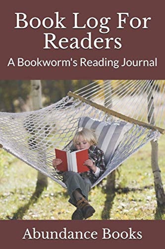Book Log For Readers: A Bookworm's Reading Journal