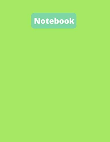 Notebook: Green (8.5 x 11) Beatiful Notebook (120-pages) with lines, Diary, Composition Notebook.: Diary and journal.