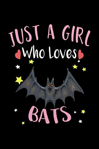 Just A Girl Who Loves Bats: Handwriting Book, 6x9 Notebook, 100 Pages, Handwriting Improvement, Hand Writing Practice Paper for Girls