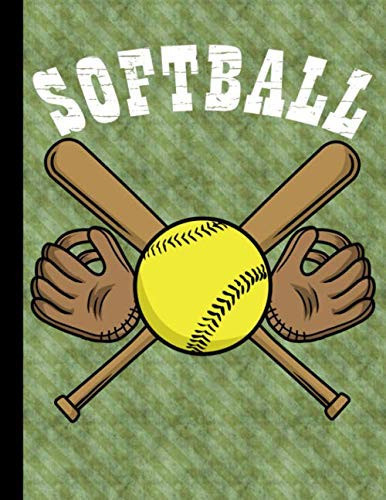 Softball Gifts For Teen Girls Softball Composition Notebook: Softball Book For Girls 9-12