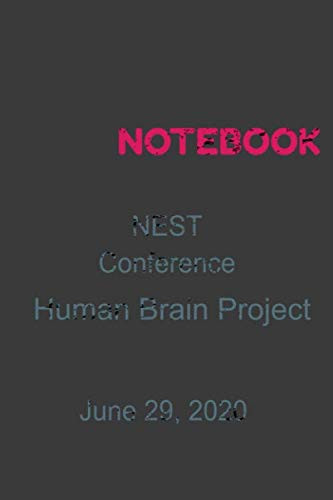 Notebook: Unlined Notebook M (6 x 9 inches) - 110 Pages - Black Cover: NEST Conference 2020