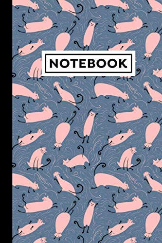 Notebook: Cats Journal | Cats Themed Gift For Cat People, Cat Lovers, People Who Love Cats And Cat Owners | Cats Notebook | Size 6" x 9" | 120 Blank Lined Pages With Cats Themed Borders