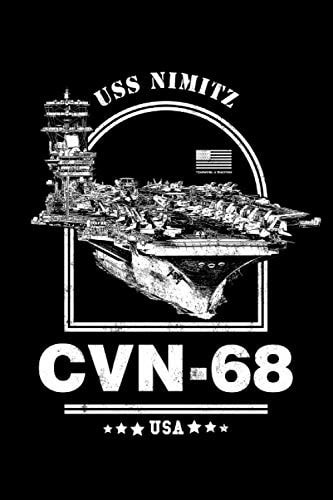 CVN-68 USS Nimitz - Notebook: Aircraft Carrier Notebook or Journal