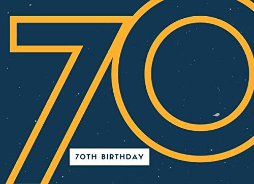 70th Birthday: Guest Book Retirement And 70th Birthday Party Theme Sing-In Book