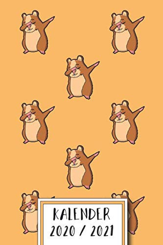 Kalender 2020 / 2021: Hamster - 18 Monate Planer von Juli 2020 bis Dezember 2021 mit elegantem Innendesign- Jahresübersicht, Monatsübersicht, ... Organizer - Motiv Hamster (German Edition)