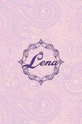 Lena- i'm Lena, nootbook: Ruled 6x9 - 100 pages Ruled writing journal lined. diary. notebook "Lena", a notebook. this notebook for "Lena", special ... "Lena". name of "Lena" in the notebook cover.