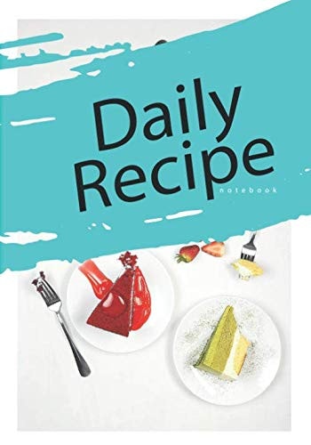 Book recipe - Journal notebook - my recipes - recipe - Journal: 7 "x 10", 110 pages