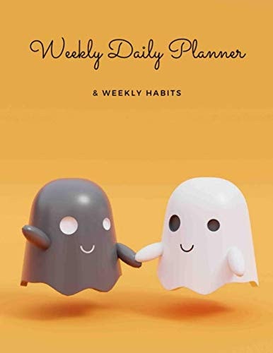 Weekly Daily Planner & Weekly Habits: 52 Weeks The Daily Plan For More Happiness, Goals Planner, Expenses & To Do List Inspirational Quotes, Personal ... Paper Print 8.5 x 11 Inch 107 Pages (Vol.6)