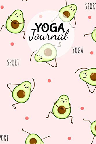 Avocado Yoga Journal: Yoga journal and notebook - Size 6x9 inches - 122 pages - Perfect for yoga lovers or yoga teacher.