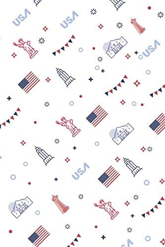 USA Notebook Celebrate United States Notebook Journal for Kids, Women and Men