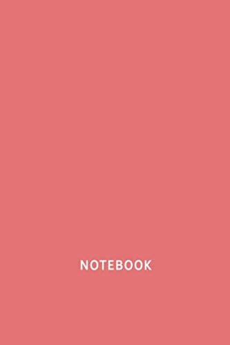 Notebook Journal: 6x9 120 Pages Blank Ruled Notebook Light Pink Cover For Study And Business Work