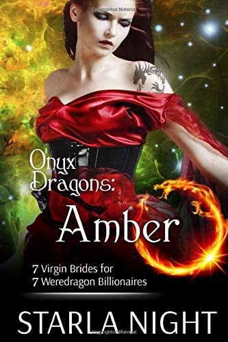 Onyx Dragons: Amber (7 Virgin Brides for 7 Weredragon Billionaires)