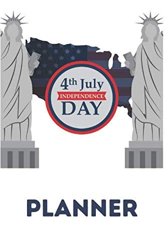 4th July Independence Day Planner To Do Check Lists for Daily and Weekly Planning Notebook Organizer