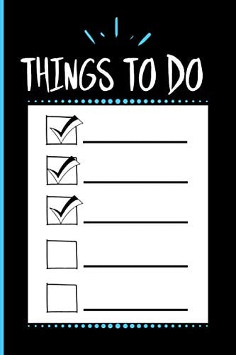 To Do Lists A Notebook to Record Your to Do's