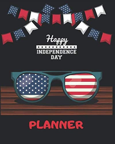 Happy Independence Day Planner Checklist Notebook, Simple To-Do Lists with Top Priorities