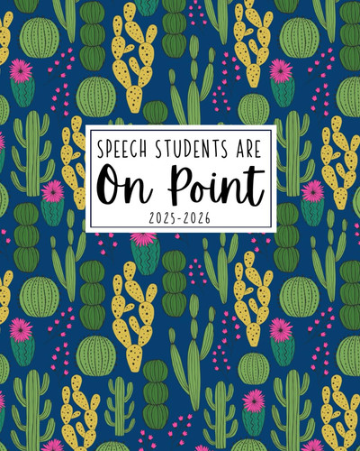 Speech Therapist Academic Planner Weekly and Monthly Aug-July Calendar for the SLP Or Speech-Language Pathologist with Inspirational Quotes | Students Are on Point