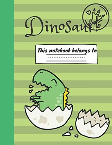 Dinosaur Primary Story Journal Composition Book: Kid's Dinosaur Draw and write notebook - Learn To Write and Draw Journal For Boys age 7-12