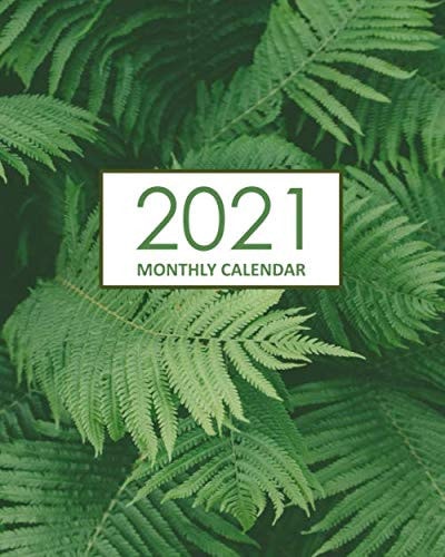 2021 Monthly Calendar Desk Diary 2021 - Appointment Diary 2021 - Daily Organiser Planner 2021 - Nature Cover