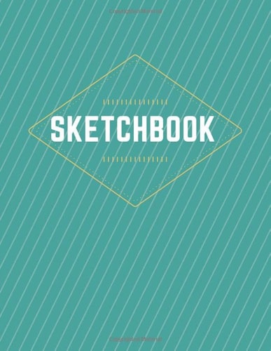 Fency Sketchbook A Large Journal with Blank Paper for Sketching and Drawing