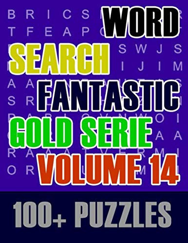 Word Search Fantastic Puzzles, Large Print, for Adults Different Difficulty Levels and High