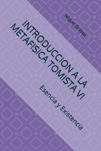 Introduccion a la Metafisica Tomista VI Esencia Y Existencia