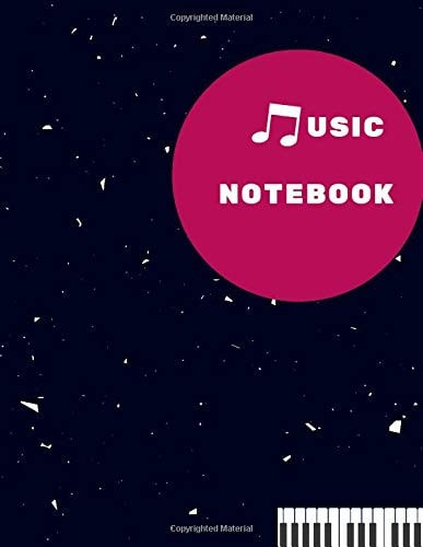 Blank Sheet Music Notebook 8.5"x11": Music Manuscript Paper