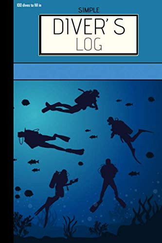 Simple Diver's Log: Personal Scuba Diving Log. Perfect Women Diver Gift Idea. (PADI Edition)