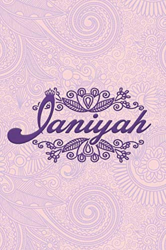 Janiyah- i'm Janiyah, nootbook: Ruled 6x9 -100 pages Ruled writing journal lined. diary. notebook "Janiyah", a notebook. this notebook for "Janiyah", ... name of "Janiyah" in the notebook cove