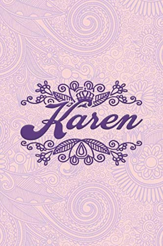Karen- i'm Karen, nootbook: Ruled 6x9 -100 pages Ruled writing journal lined. diary. notebook "Karen", a notebook. this notebook for "Karen", special ... name of "Karen" in the notebook cover.