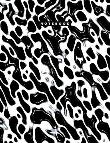 Composition Notebook / Liquid Animal Print Leopard Pattern Notebook: College Ruled Notebook - 120 Pages - Large Notebook Format: 8.5 x 11 Inches
