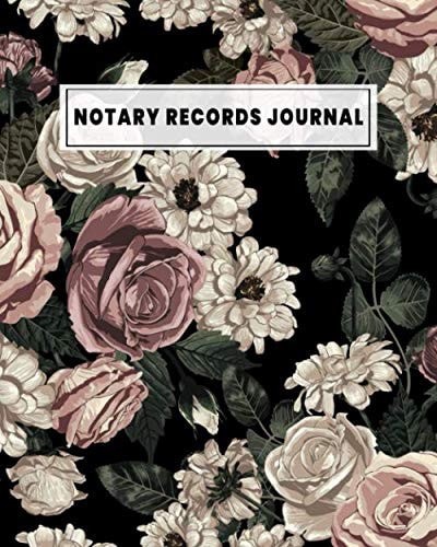 Notary Records Journal: records notary Journal , Notarial acts records events Log , notary log book