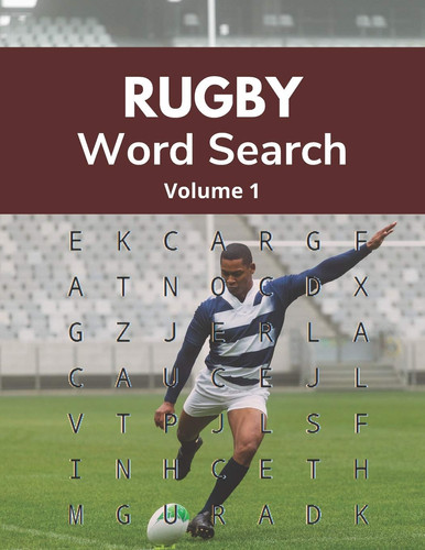 Rugby Word Search (Volume 1) Large Print Puzzle Book for Adult and Teenage Rugby Union Fans